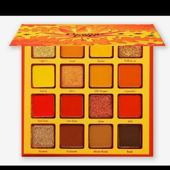 Kara Beauty High Times Orange Pop Shadow Palette - Picture 2 of 5
